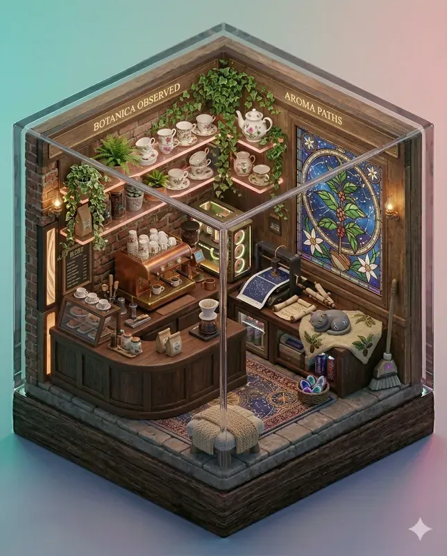3D Cute Isometric Diorama Rooms