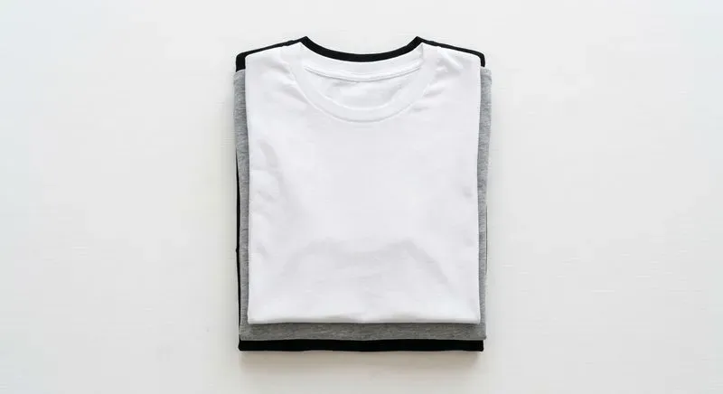 Folded Apparel Stack Mockup Photos