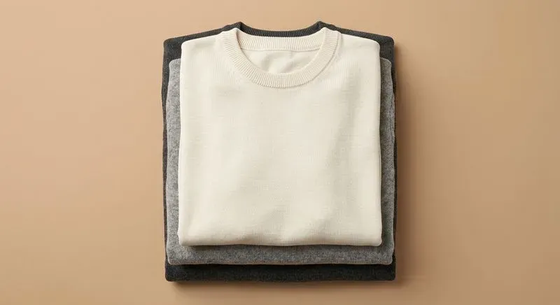 Folded Apparel Stack Mockup Photos