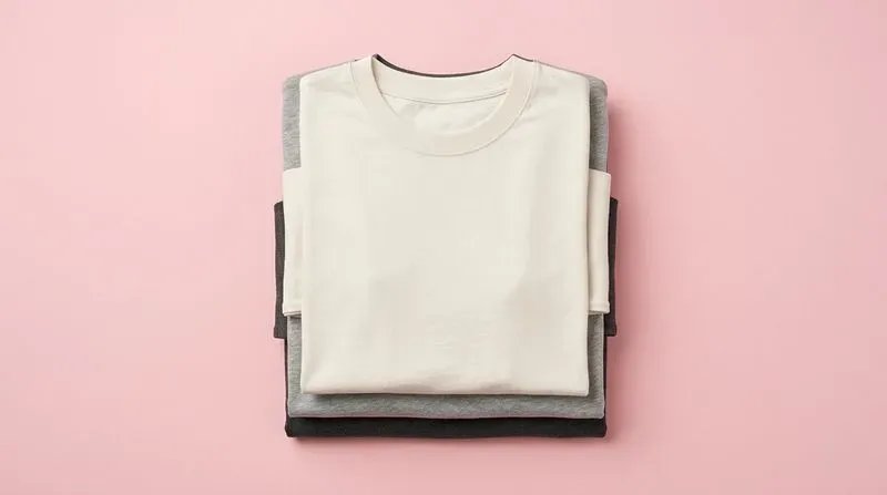 Folded Apparel Stack Mockup Photos