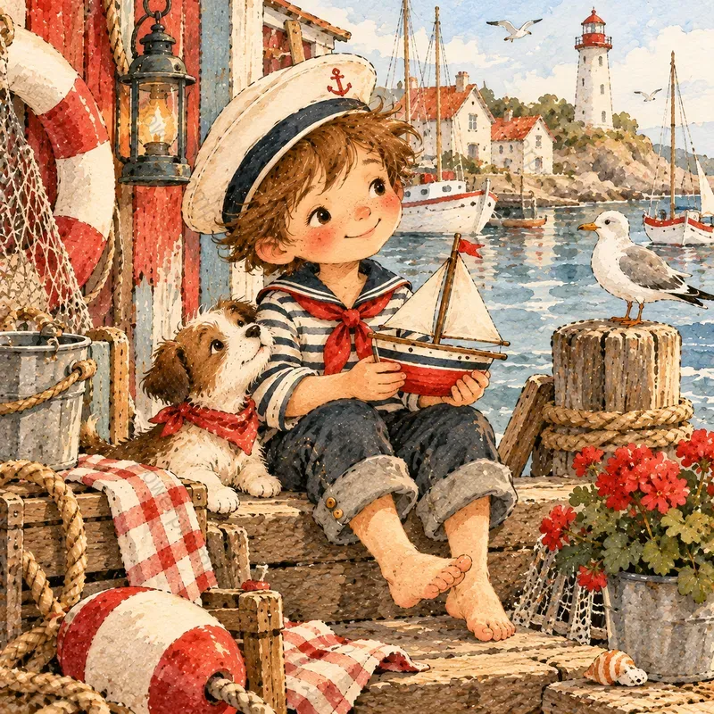 Nostalgic Storybook Watercolors