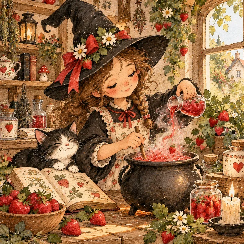 Nostalgic Storybook Watercolors