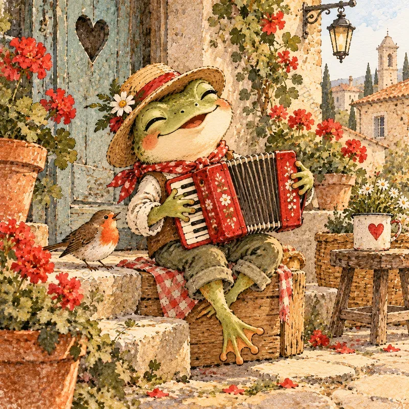 Nostalgic Storybook Watercolors