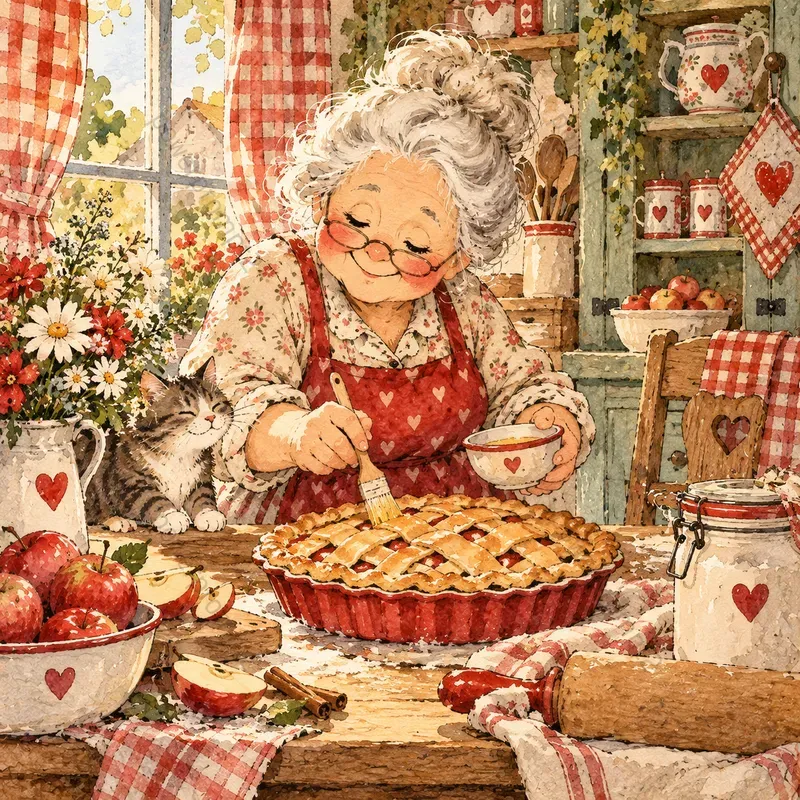 Nostalgic Storybook Watercolors