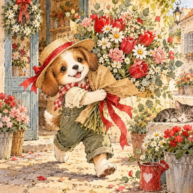Nostalgic Storybook Watercolors