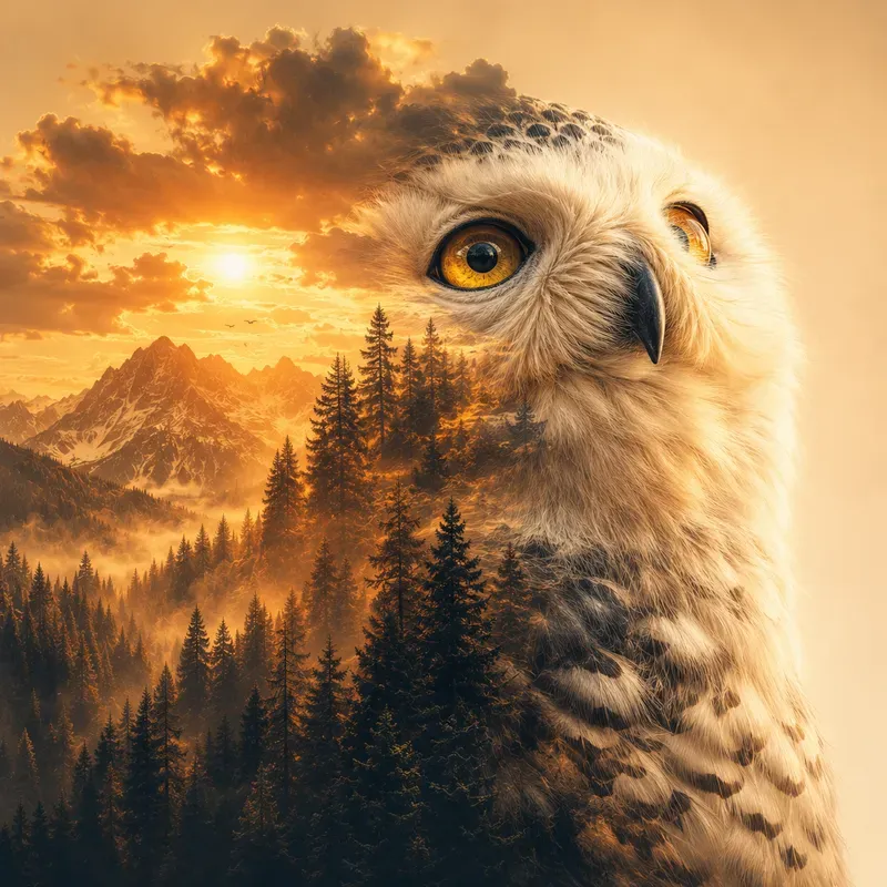 Wild Spirit Double Exposures