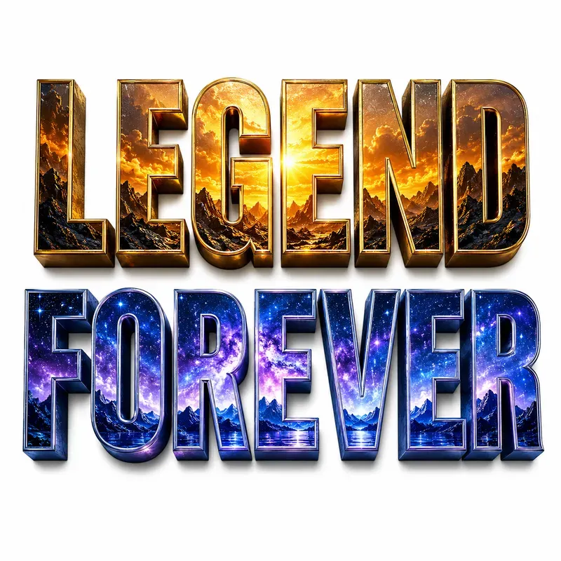 Dynamic 3D Text Art Generator