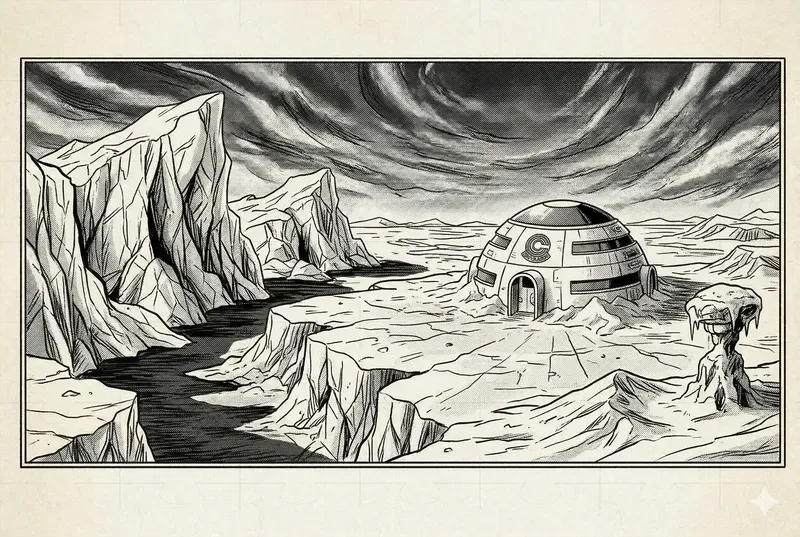 Dragon Ball Z Manga Background Panels