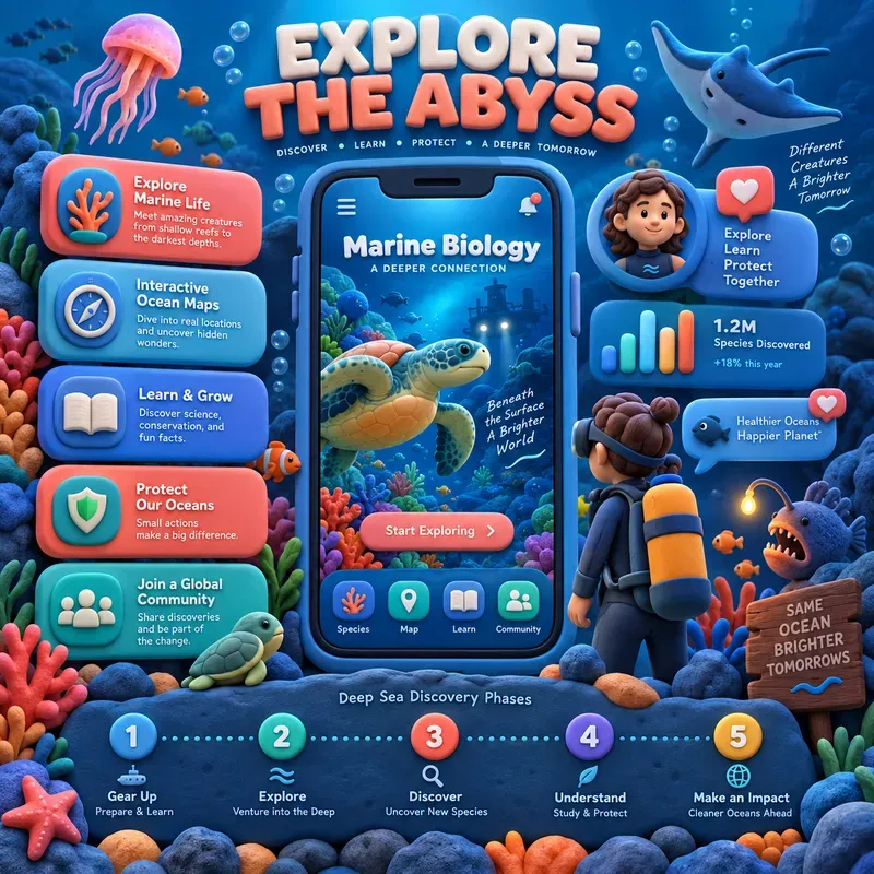 3D Clay App Showcase Infographics