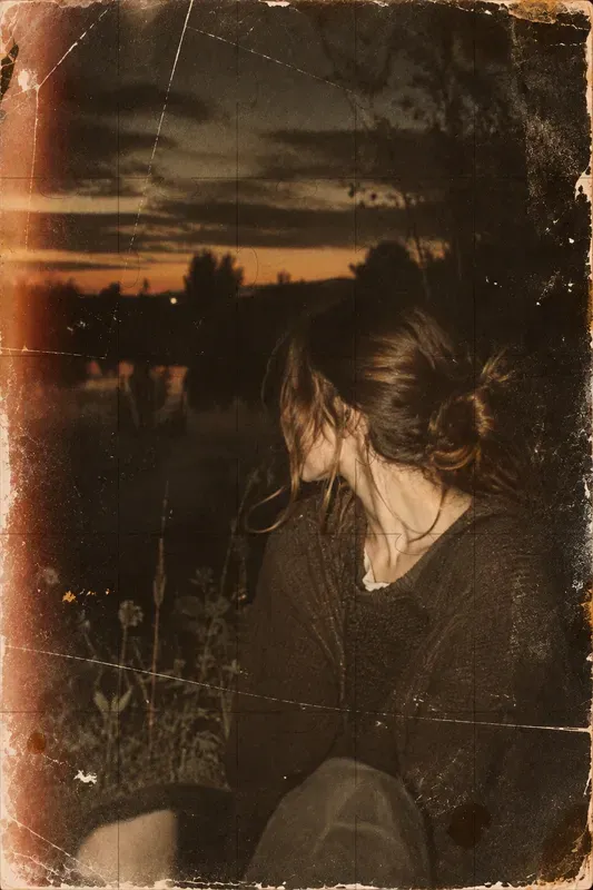 Vintage Shabby Sepia Film Photography