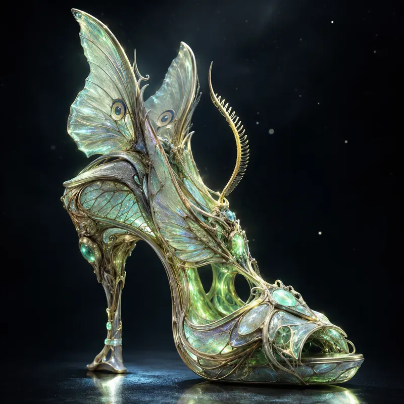 Fantasy Sculptural Shoe Concepts