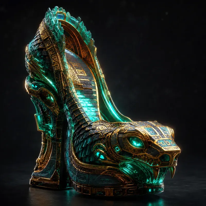 Fantasy Sculptural Shoe Concepts
