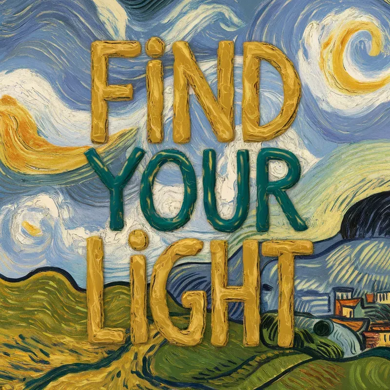 Van Gogh Text Art
