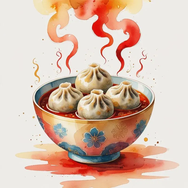 Watercolor Chinese New Year Illustrations