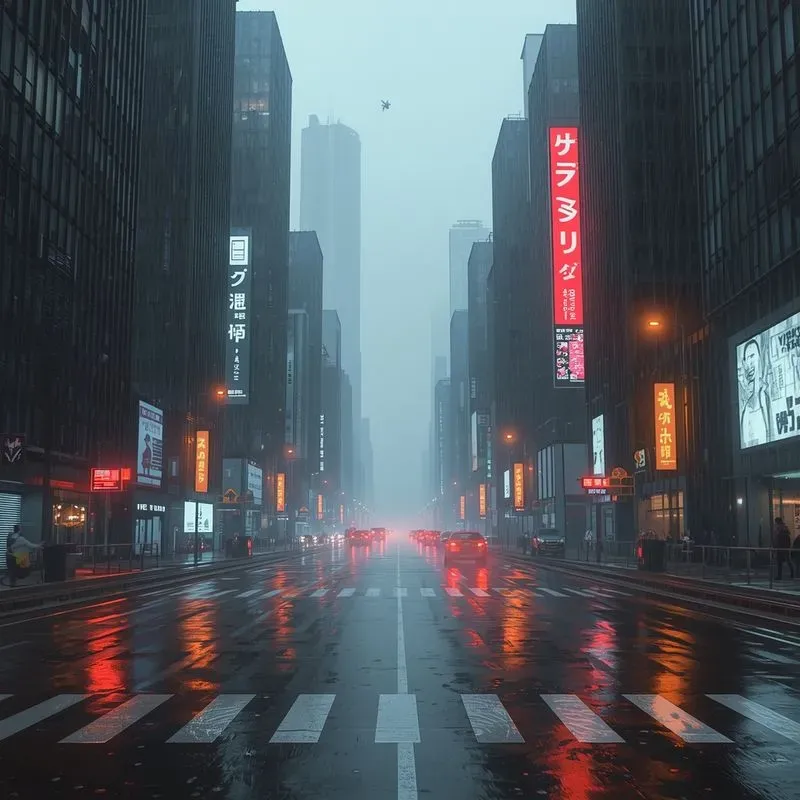 Cyberpunk Rain Bases 5000