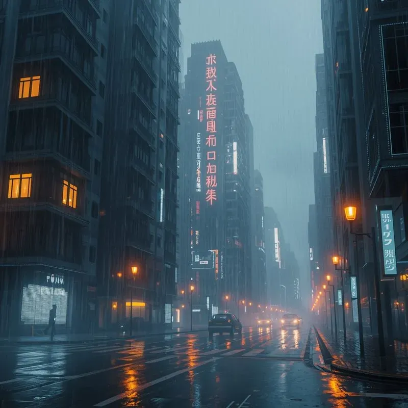 Cyberpunk Rain Bases 5000