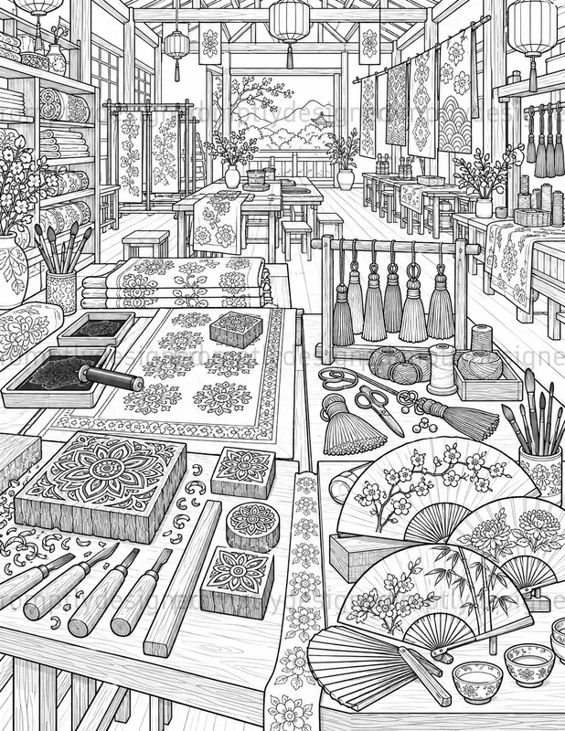 Artisan Festival Coloring Pages