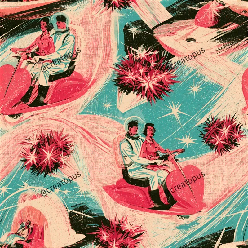 Retro Space Travel Patterns