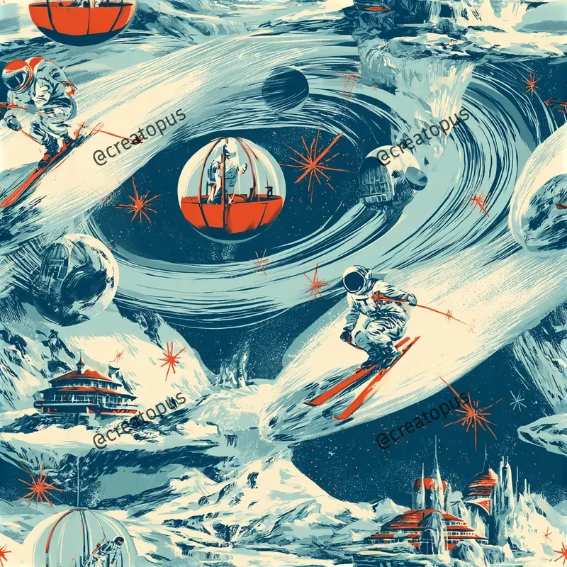 Retro Space Travel Patterns