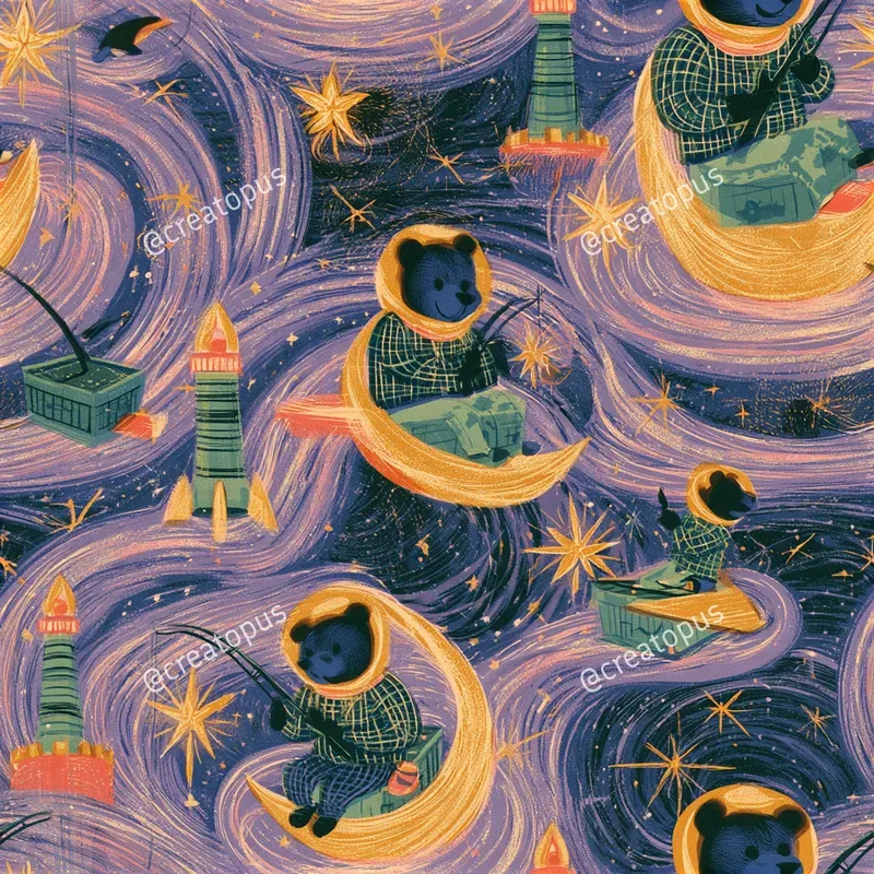 Retro Space Travel Patterns