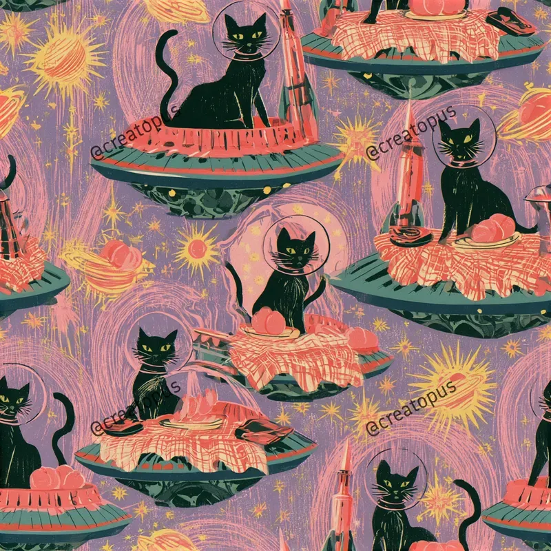 Retro Space Travel Patterns