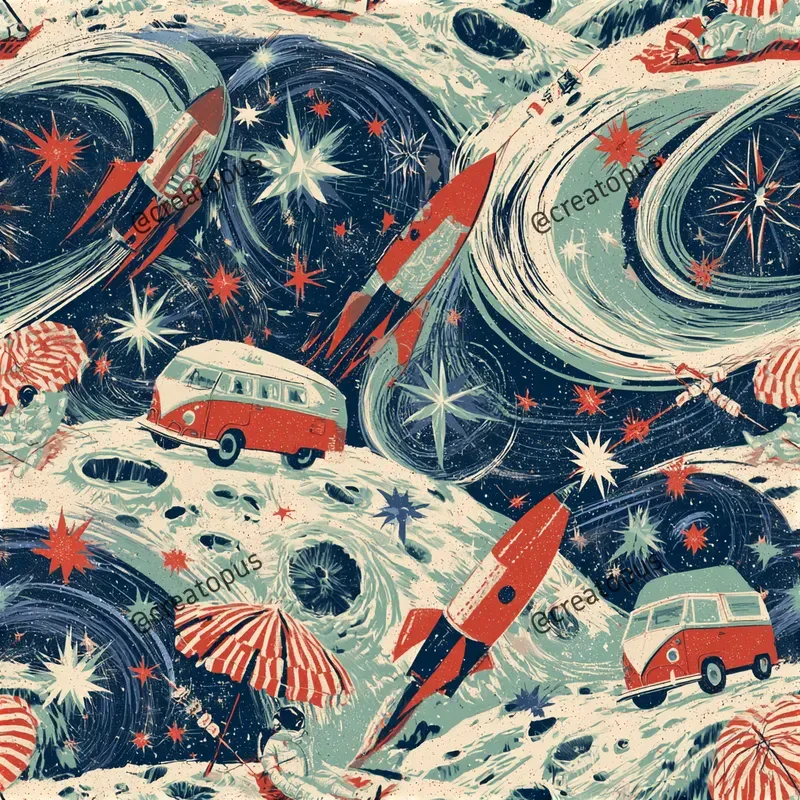 Retro Space Travel Patterns