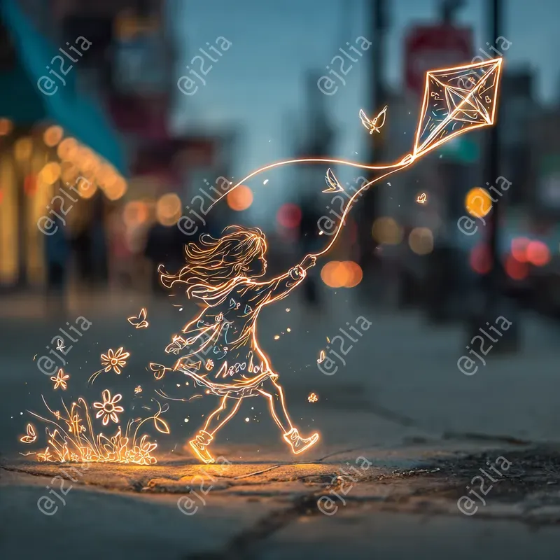 Neon Motion Street Art Posters