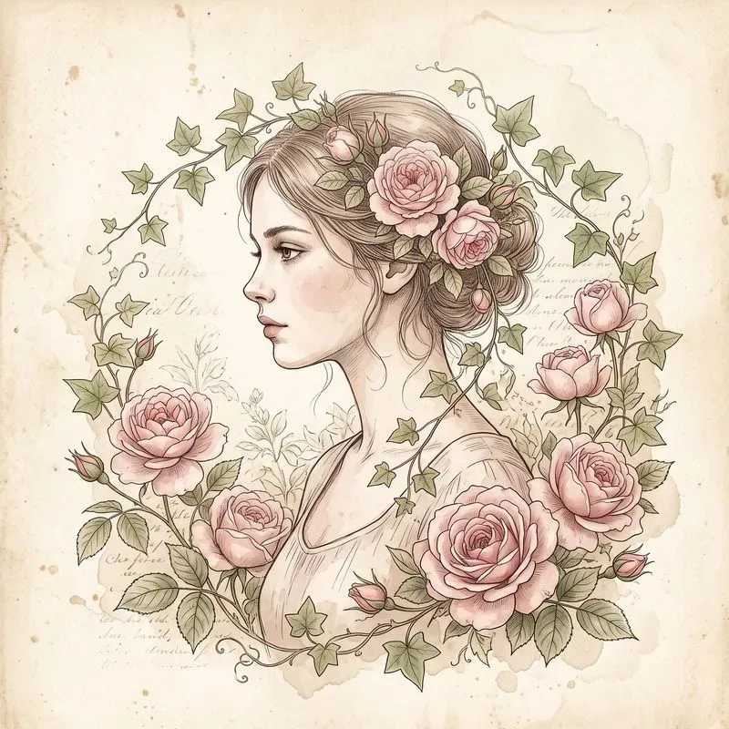 Vintage Botanical Art Generator
