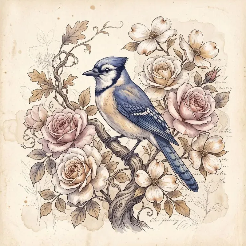 Vintage Botanical Art Generator