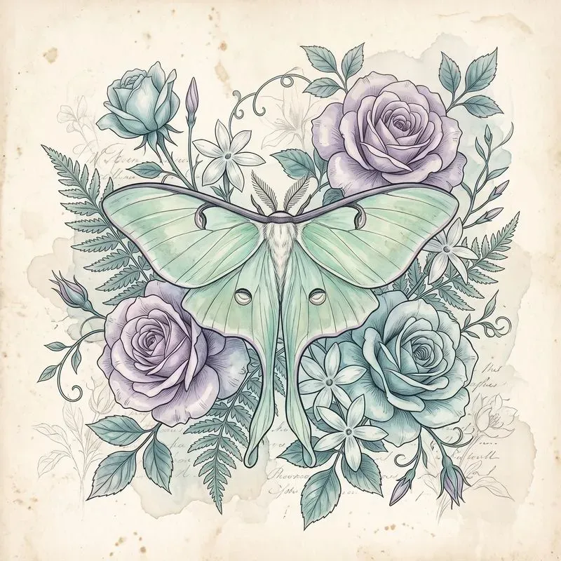 Vintage Botanical Art Generator