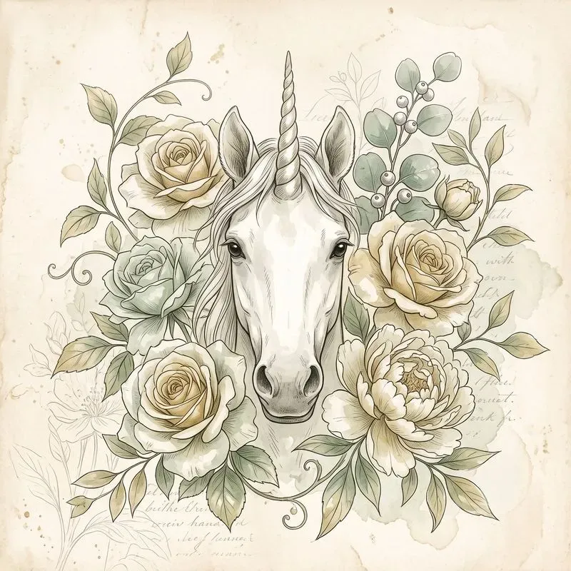 Vintage Botanical Art Generator