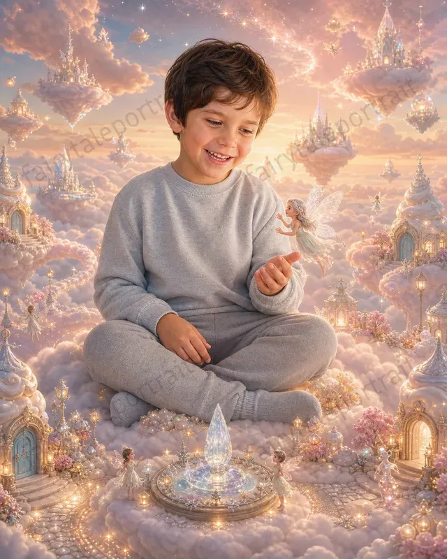Children In A Miniature Fantasy World