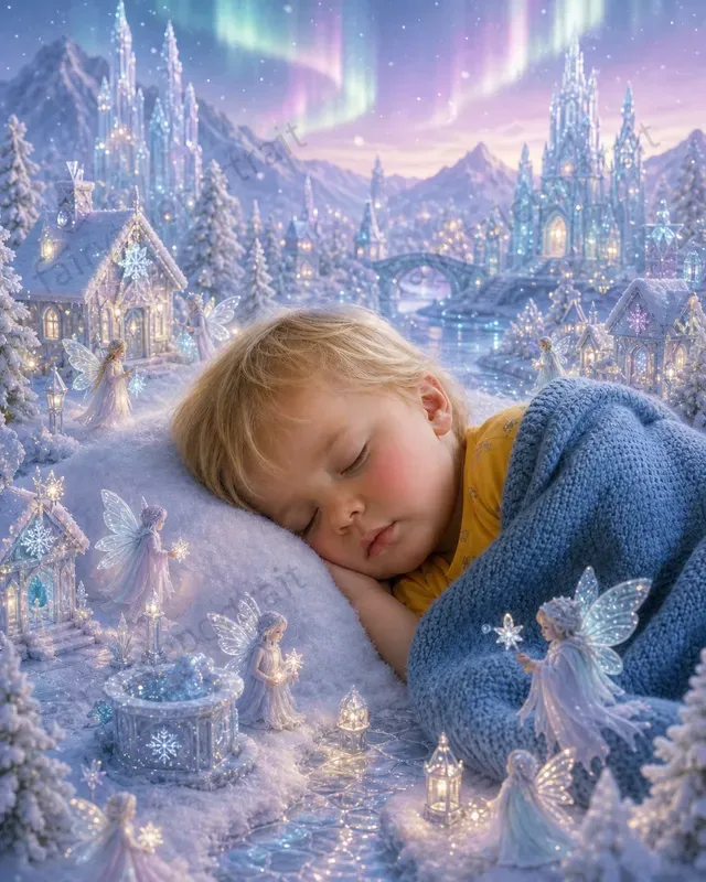 Children In A Miniature Fantasy World