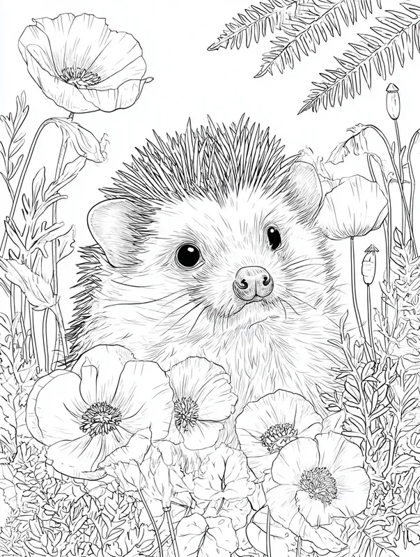 Woodland Animal Coloring Pages