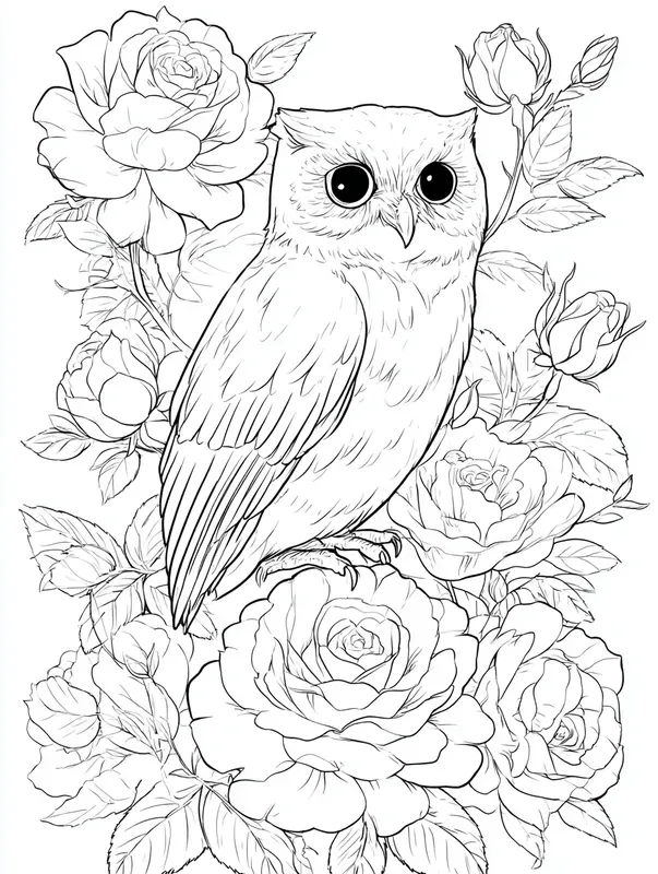 Woodland Animal Coloring Pages