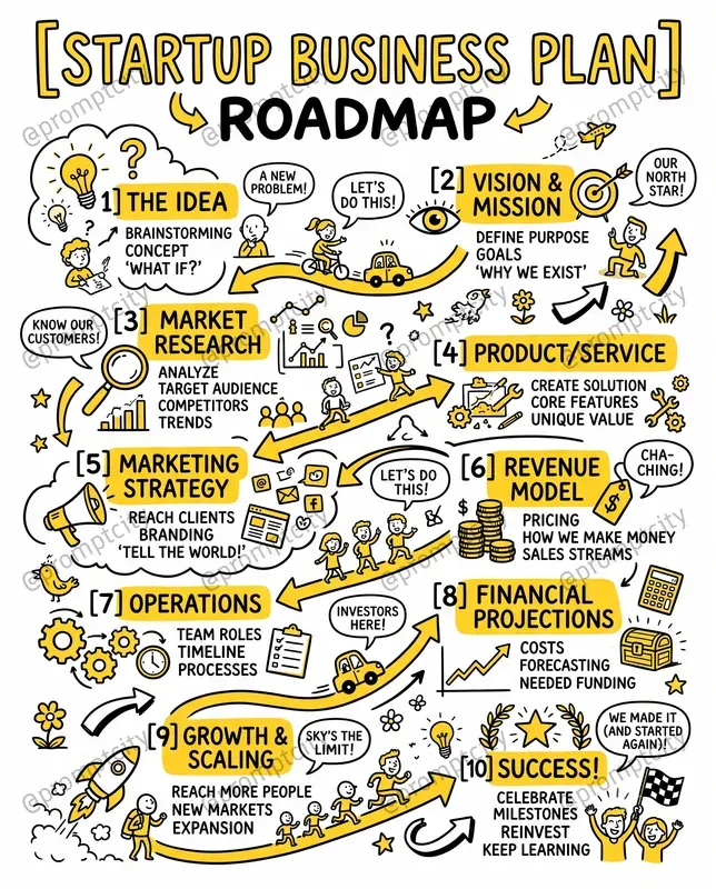 Sketchnote Illustration Style