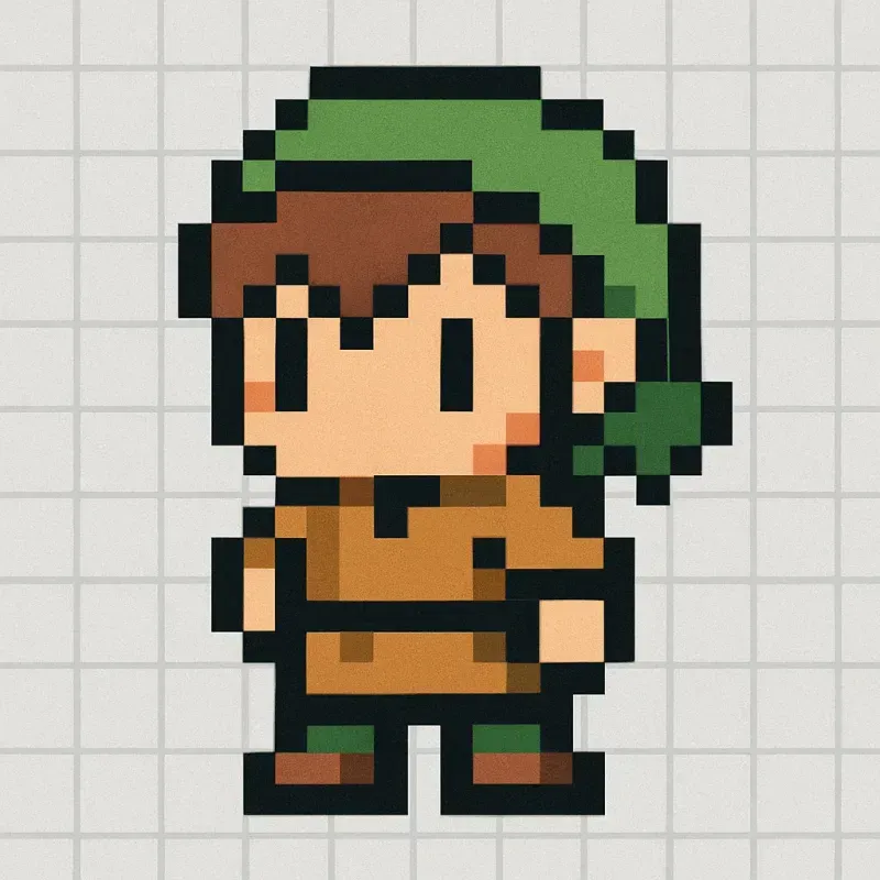 Retro Chibi Pixel Art Designs