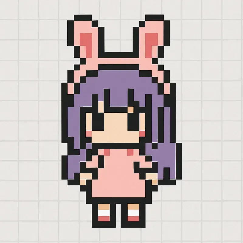 Retro Chibi Pixel Art Designs