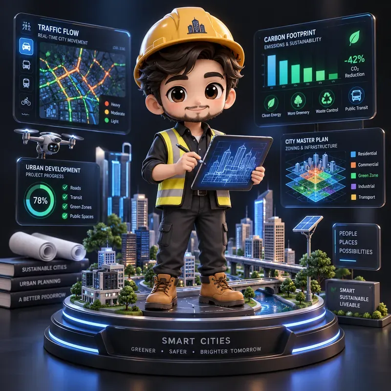 3D Chibi Professional Infographic Dioramas