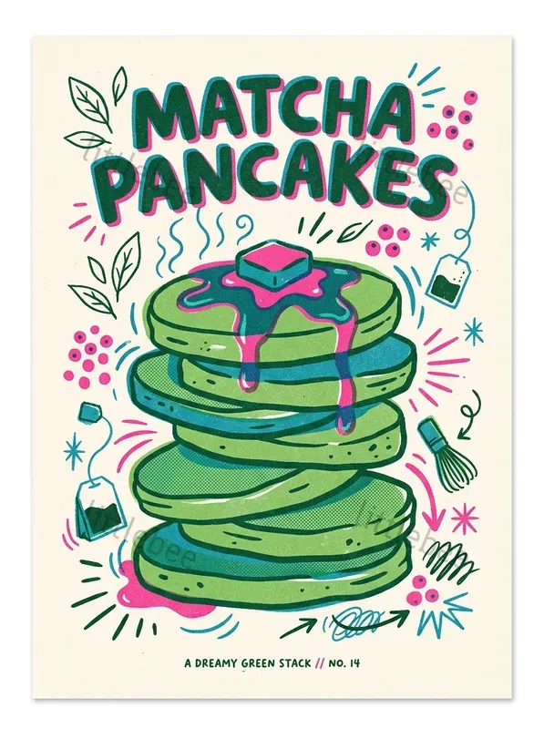 Risograph Food Poster Makers
