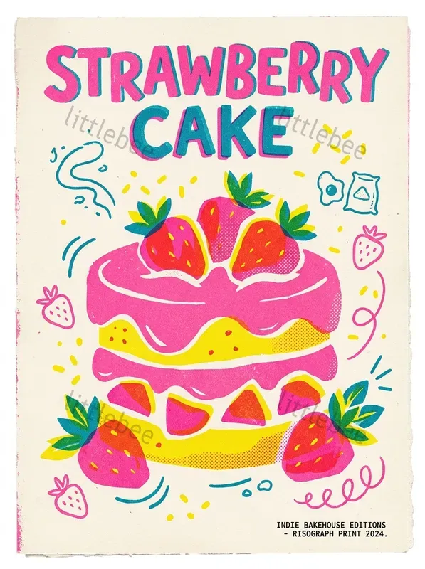 Risograph Food Poster Makers