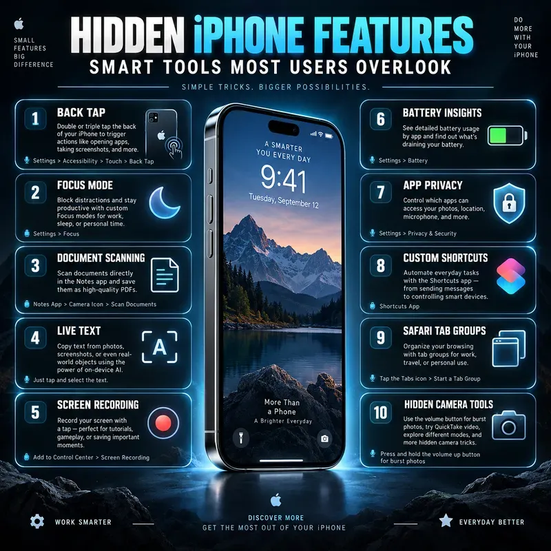 Premium Darktech Infographic Posters