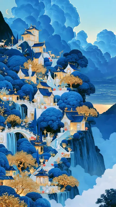 Sapphire Dreamworld Illustrations