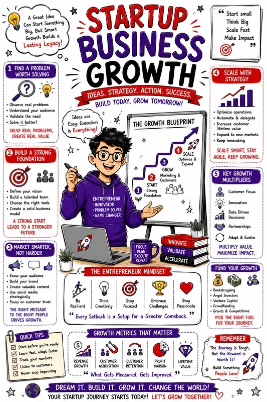 Business Sketchnote Infographic Pros