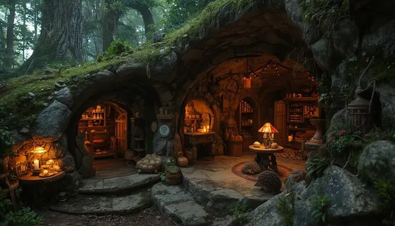Mystical Woodland Interiors