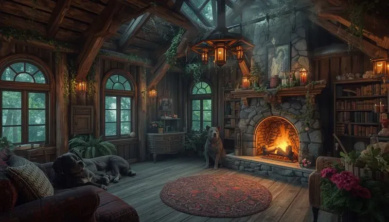 Mystical Woodland Interiors