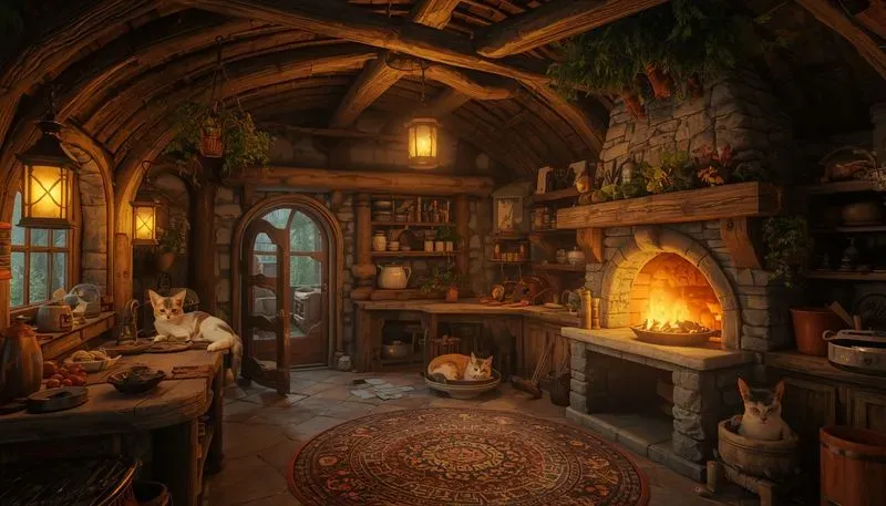 Mystical Woodland Interiors