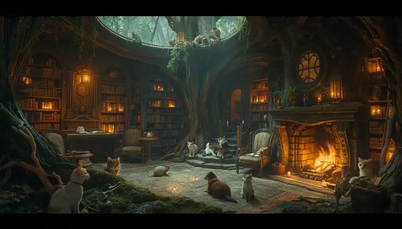 Mystical Woodland Interiors