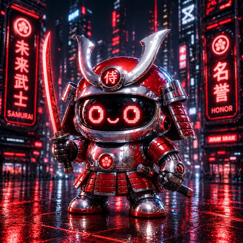 Neon Mecha Mascots Collections