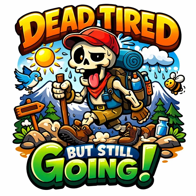 Funny Adventure Cartoon Typography